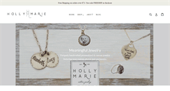 Desktop Screenshot of hollymariejewelry.com
